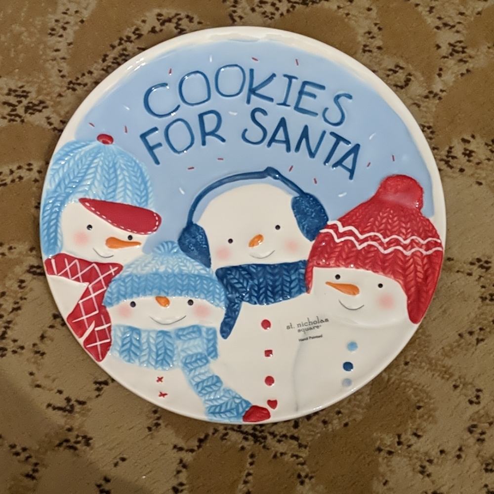 Christmas cookie Plate